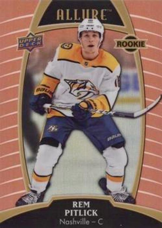 Rem Pitlick 2019 Upper Deck Allure #67 Sunset Rookie RAW