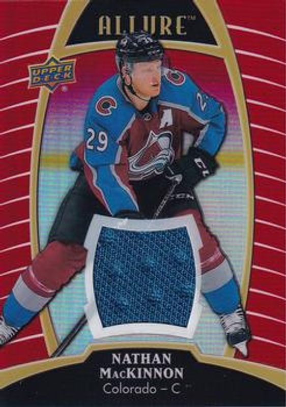 2019 Upper Deck Allure #42 Red Rainbow Jersey Relics
