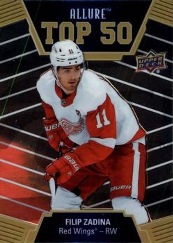 Filip Zadina 2019 Upper Deck Allure #T50-34 Top 50 Rookie RAW