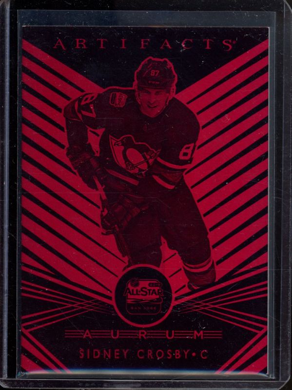 Sidney Crosby 2019 Upper Deck Artifacts #A-38 Aurum - Red /99 RAW
