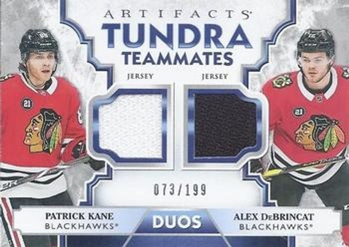 2019 Upper Deck Artifacts #T2-CHI Tundra Teammates Duos /199