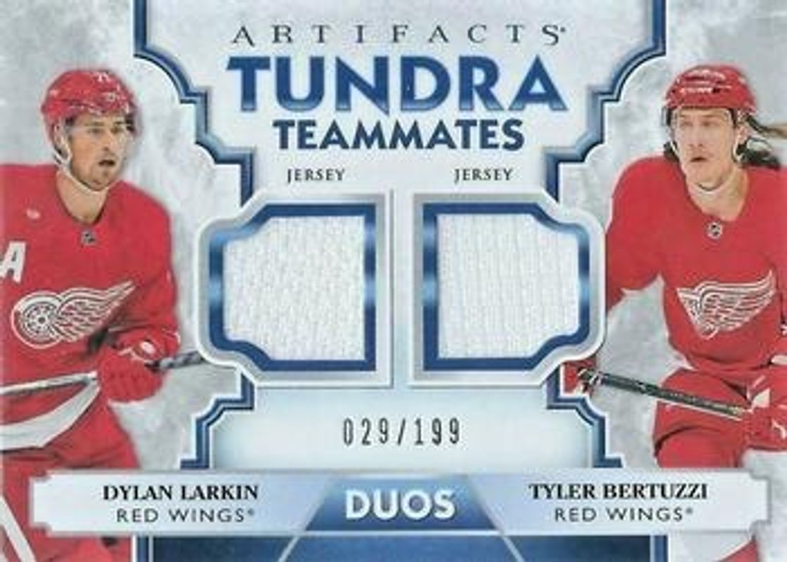 2019 Upper Deck Artifacts #T2-DET Tundra Teammates Duos /199