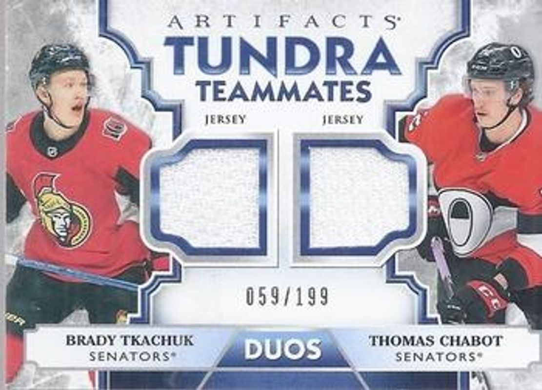 2019 Upper Deck Artifacts #T2-OTT Tundra Teammates Duos /199