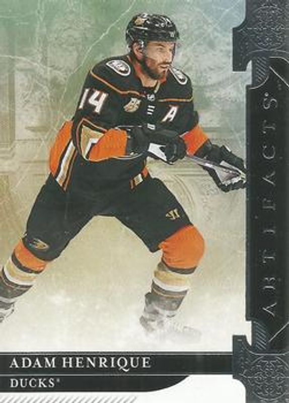 Adam Henrique 2019 Upper Deck Artifacts #12 Base /999 RAW