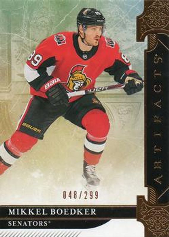 Mikkel Boedker 2019 Upper Deck Artifacts #71 Copper /299 RAW
