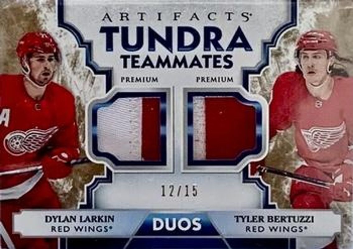 2019 Upper Deck Artifacts #T2-DET Tundra Teammates Duos Premium /15