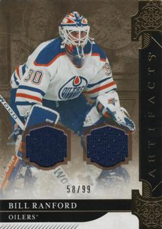 Bill Ranford 2019 Upper Deck Artifacts #157 Materials - Gold /125 RAW