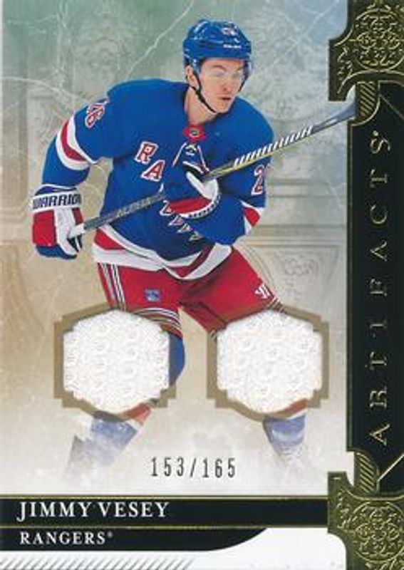 2019 Upper Deck Artifacts #83 Materials - Gold /125