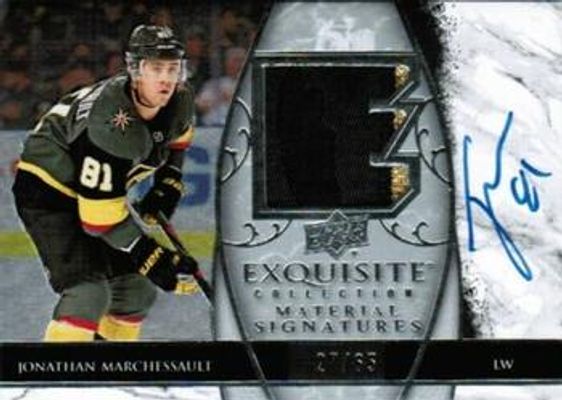 2019 Upper Deck Ice #EMS-JM Exquisite Collection Material Signatures /65