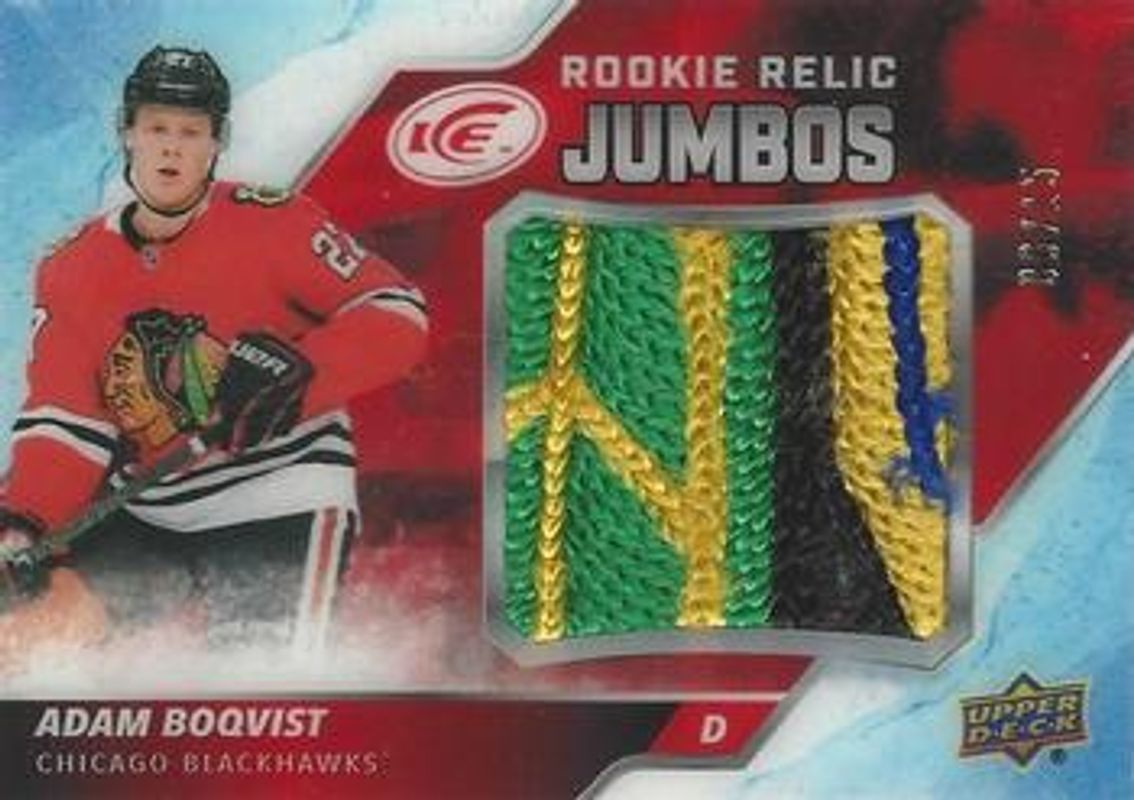 2019 Upper Deck Ice #RRJ-AB Rookie Relic Jumbos - Red /15