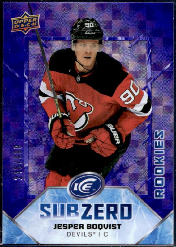 2019 Upper Deck Ice #SZ-13 Sub Zero Rookies /999