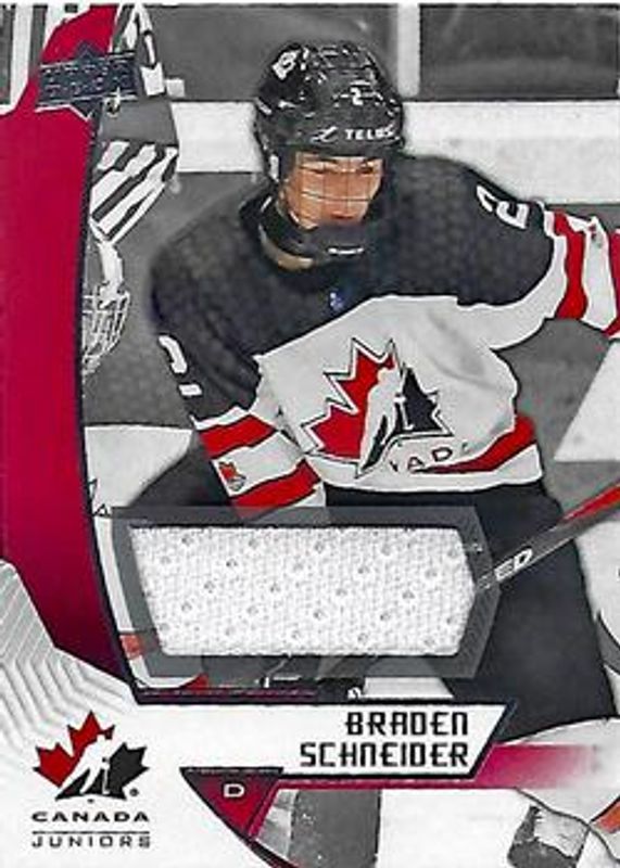 2019 Upper Deck Team Canada Juniors #76 Jersey Relics