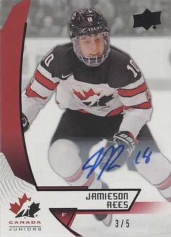 2019 Upper Deck Team Canada Juniors #2 Black Autographs /5