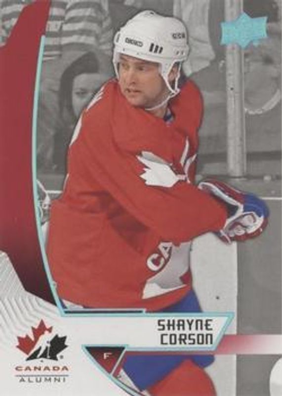 Shayne Corson 2019 Upper Deck Team Canada Juniors #91 Blue RAW