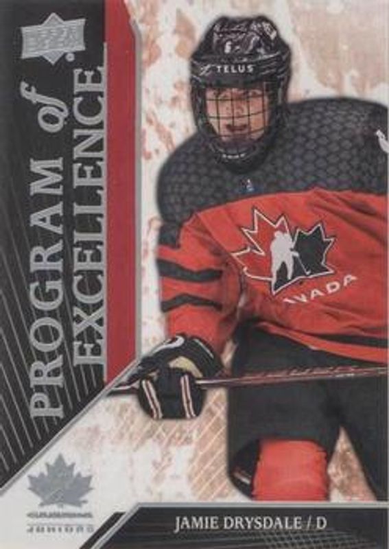 Jamie Drysdale 2019 Upper Deck Team Canada Juniors #134 Base RAW