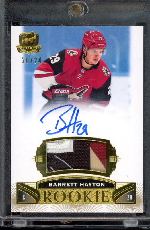 Barrett Hayton 2019 Upper Deck The Cup #65 Gold Foil /24 Rookie RAW