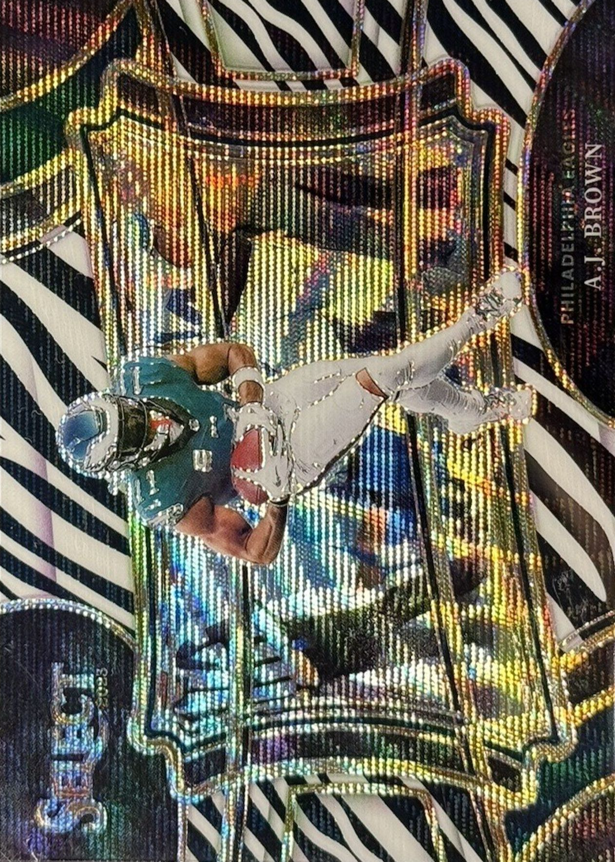AJ Brown 2023 Select #377 Field Level Zebra /(SSP) Price Guide