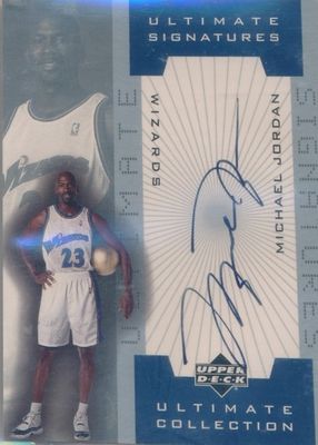 2001 Upper Deck Ultimate Collection #MJ-A Ultimate Signatures