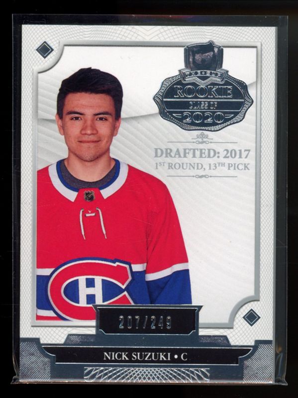Nick Suzuki 2019 Upper Deck The Cup #2020-NS Rookie Class of 2020 /249 RAW