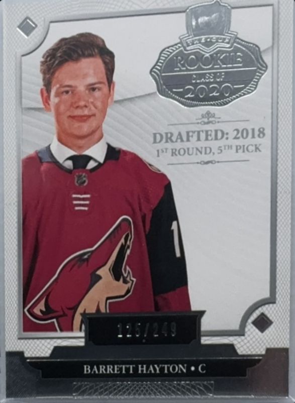 Barrett Hayton 2019 Upper Deck The Cup #2020-BH Rookie Class of 2020 /249 RAW