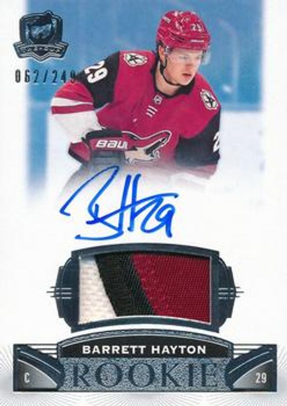 Barrett Hayton 2019 Upper Deck The Cup #65 Base /249 Rookie RAW