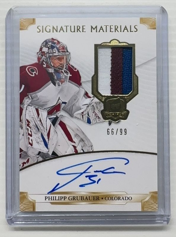 2019 Upper Deck The Cup #SP-PG Signatures Materials /99