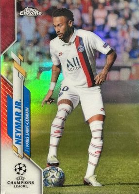 2019 Topps Chrome UEFA Champions League #95 Red Refractor /10