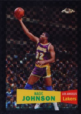 2007 Topps Chrome #106 1957-58 Variation - X-Fractor /50