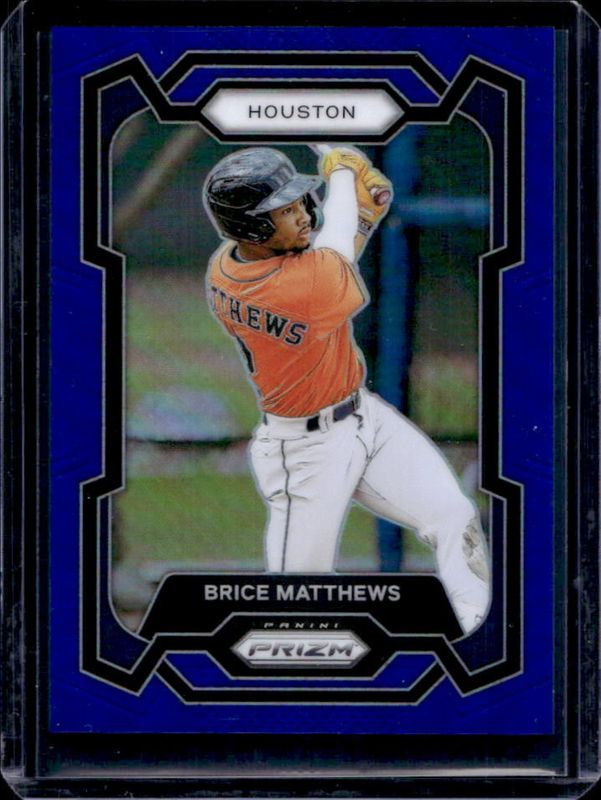 Brice Matthews 2024 Prizm #170 Blue /199 RAW