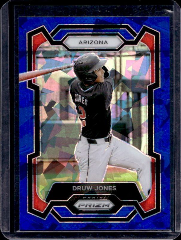 Druw Jones 2024 Prizm #104 Blue Ice RAW