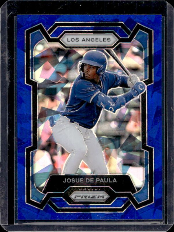 Josue De Paula 2024 Prizm #173 Blue Ice RAW