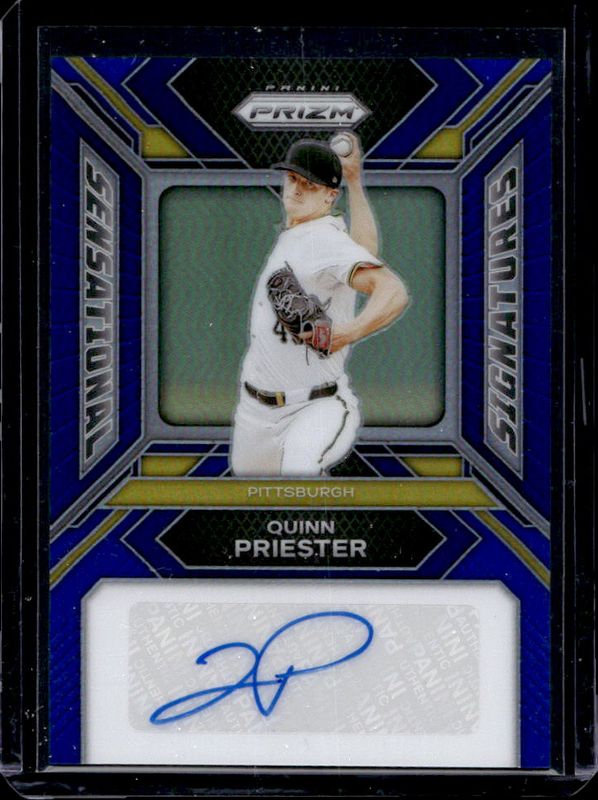 2024 Prizm #SS-QP Sensational Signatures - Blue /49
