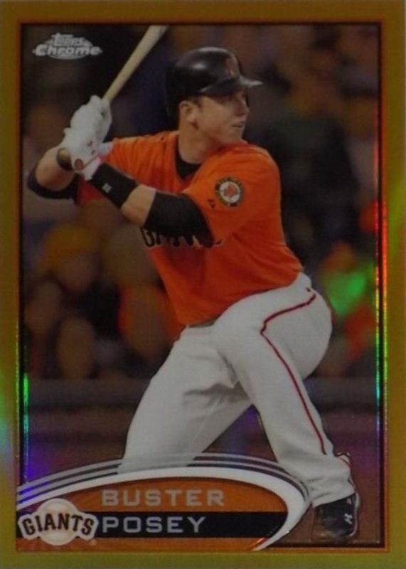 2012 Topps Chrome #24 Gold Refractor /50