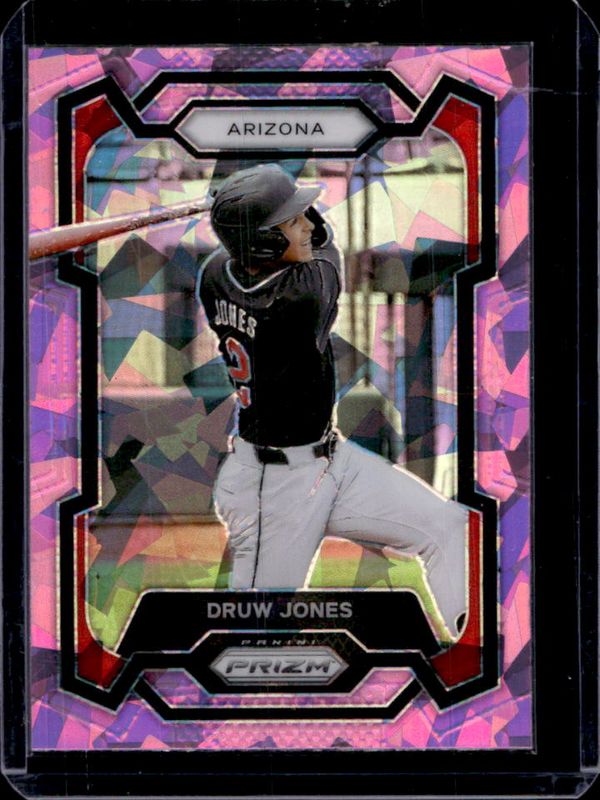Druw Jones 2024 Prizm #104 Pink Ice RAW
