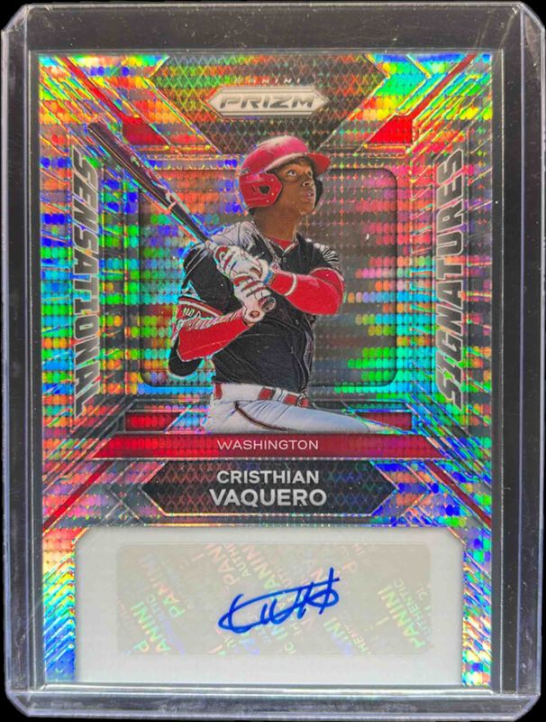2024 Prizm #SS-CV Sensational Signatures - Pulsar /199