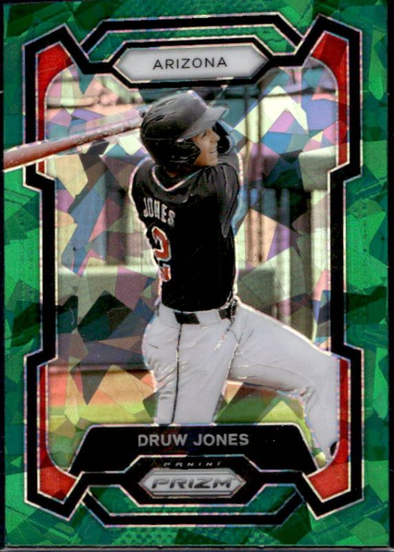 Druw Jones 2024 Prizm #104 Green Ice RAW
