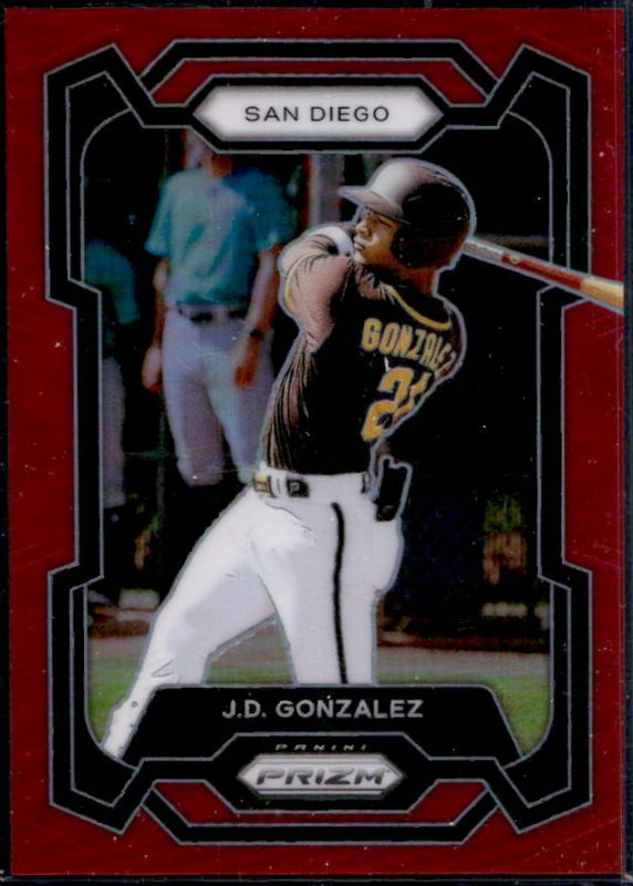 JD Gonzalez 2024 Prizm #111 Red /299 RAW