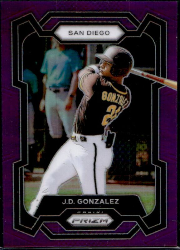 JD Gonzalez 2024 Prizm #111 Purple /99 RAW