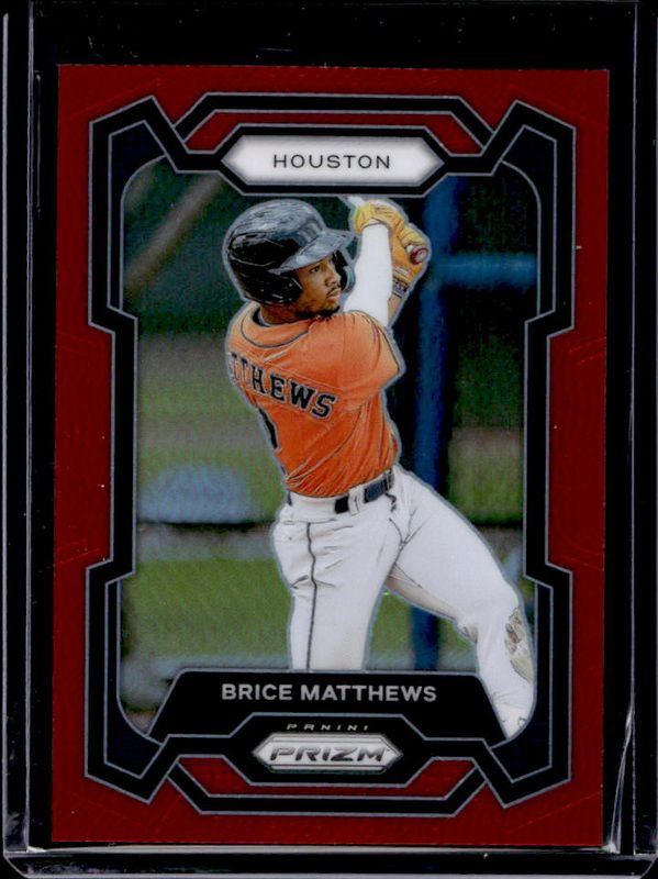 Brice Matthews 2024 Prizm #170 Red /299 RAW