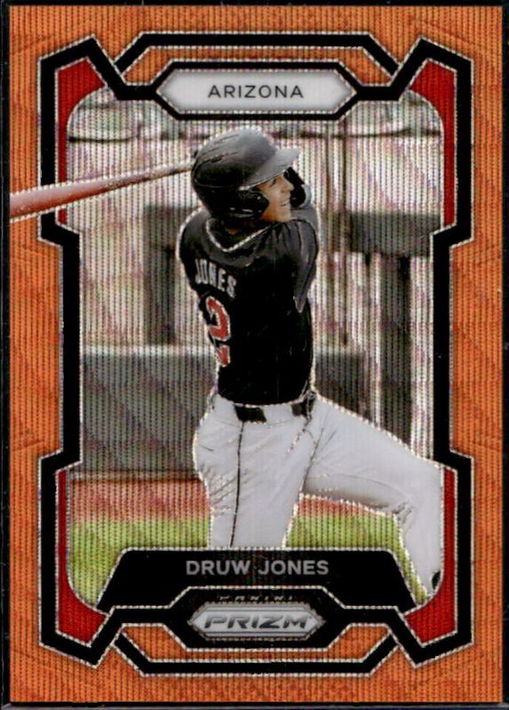 Druw Jones 2024 Prizm #104 Orange Wave /49 RAW