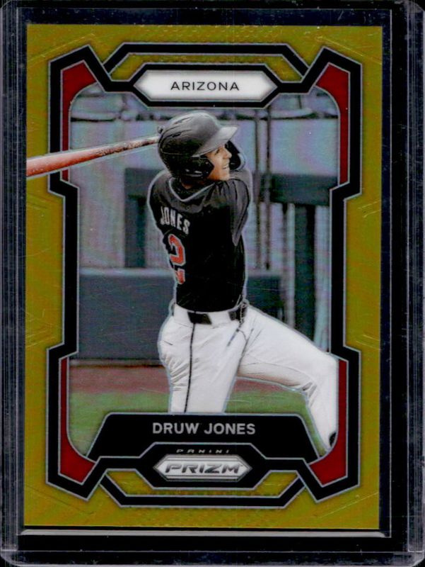 Druw Jones 2024 Prizm #104 Gold /10 RAW