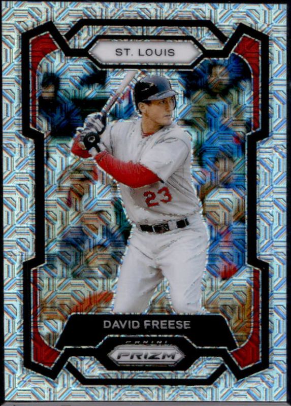 David Freese 2024 Prizm #140 Mojo /25 RAW