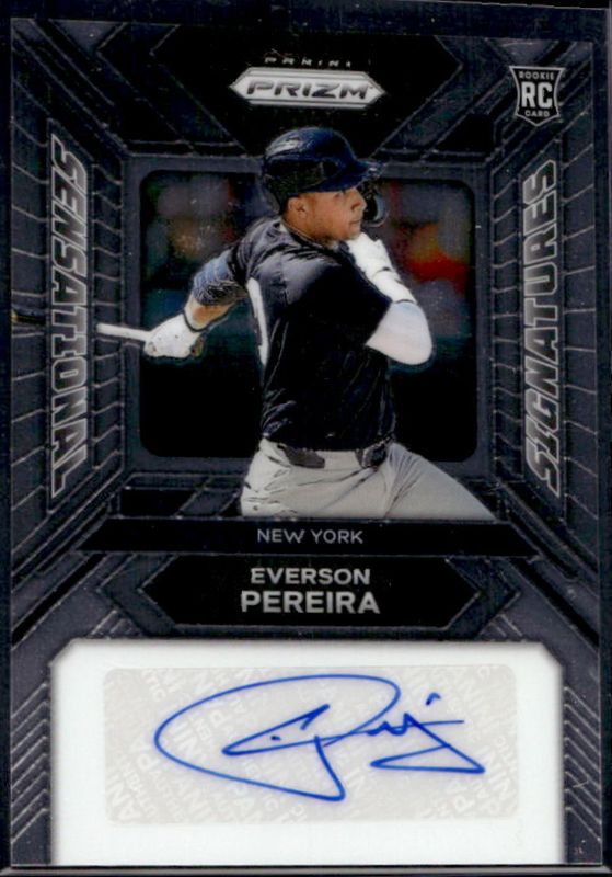 Everson Pereira 2024 Prizm #SS-EP Sensational Signatures Rookie RAW