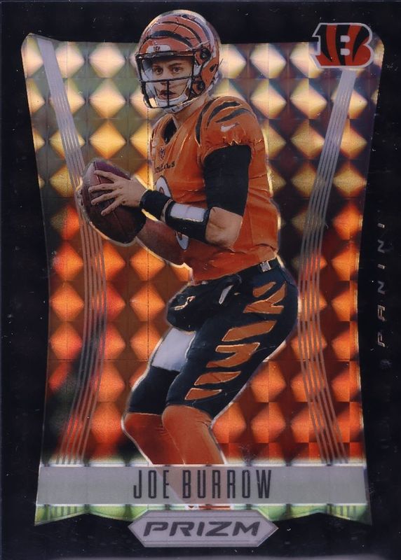 Joe Burrow 2023 Prizm #PF-3 Prizm Flashback - Black Finite /1 RAW