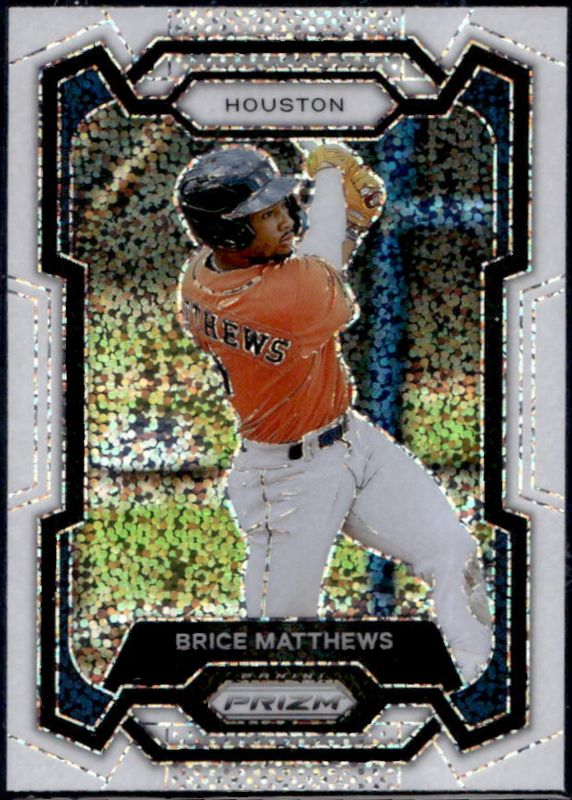 Brice Matthews 2024 Prizm #170 White Sparkle RAW