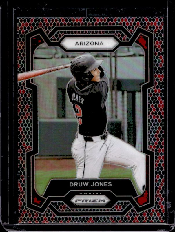 Druw Jones 2024 Prizm #104 Snakeskin RAW