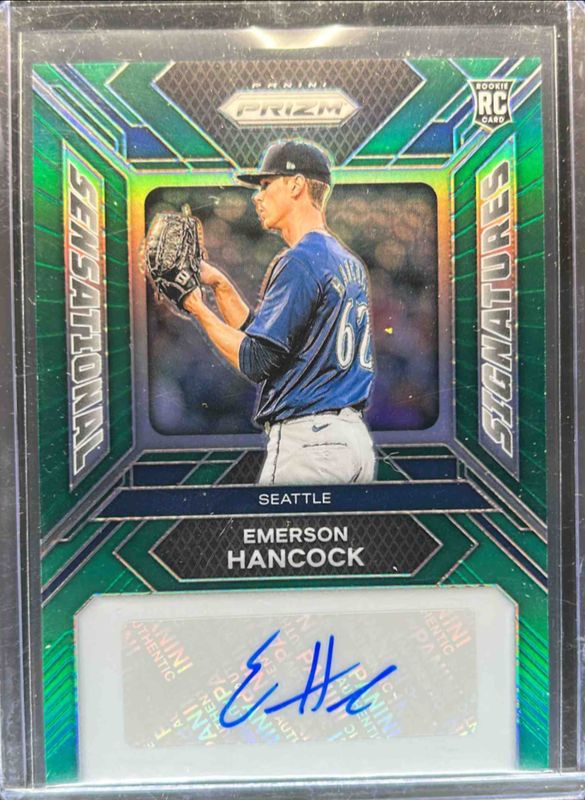Emerson Hancock 2024 Prizm #SS-EH Sensational Signatures - Green Rookie RAW