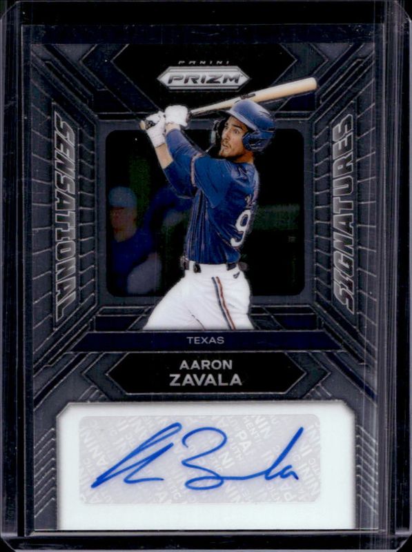 Aaron Zavala 2024 Prizm #SS-AZ Sensational Signatures RAW