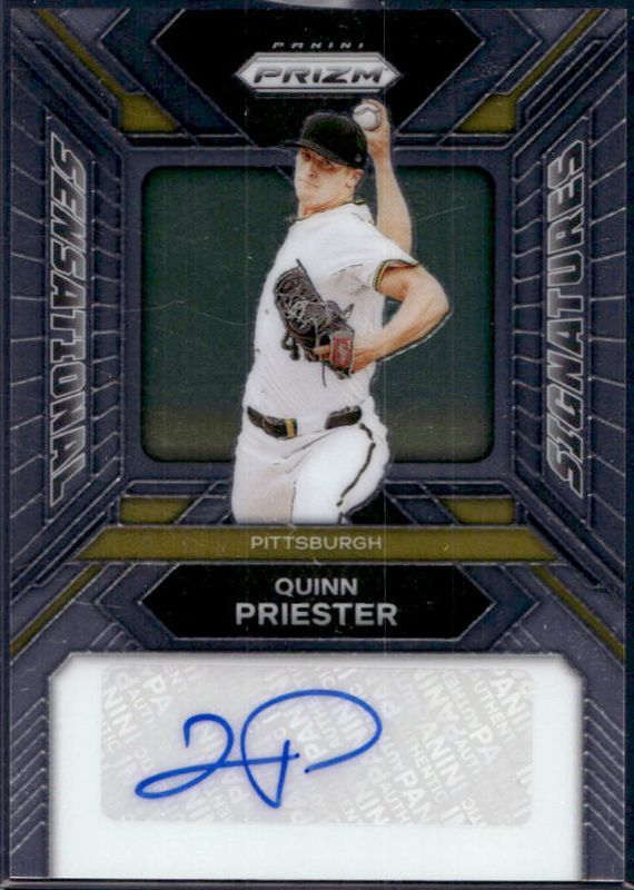 Quinn Priester 2024 Prizm #SS-QP Sensational Signatures Rookie RAW