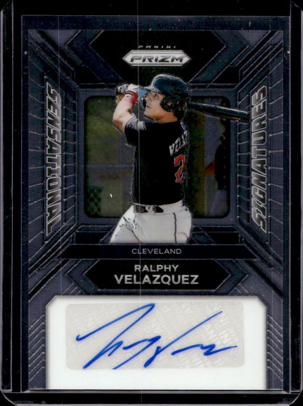 Ralphy Velazquez 2024 Prizm #SS-RV Sensational Signatures RAW